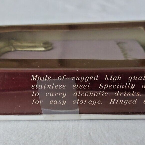 Nashville Cowgirl Boots Pocket Flask Stainless Steel Hinged Cap NEW - Picture 4 of 5